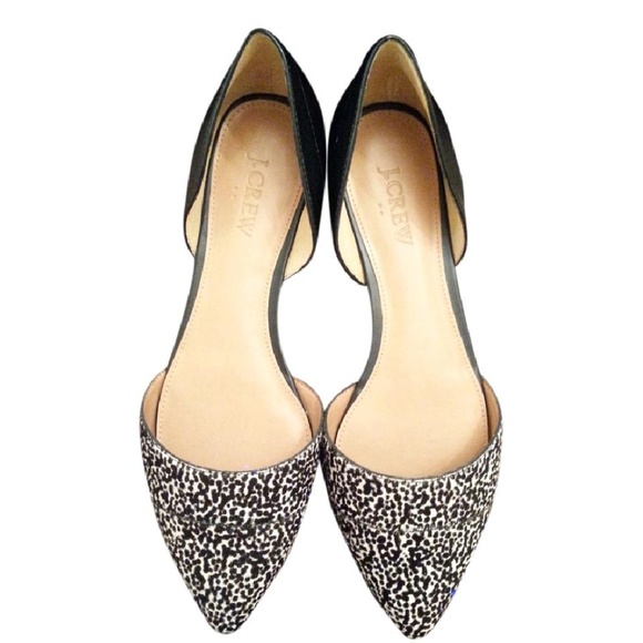 J. Crew Shoes - J.Crew Calf Hair D'orsay Flats